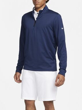 Nike Golf Victory HZ Men's Dri-FIT 1/2 Zip Top Style FD5837 410 Blue